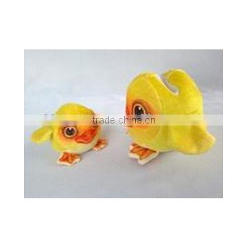 factory wholesale plush duck cellphone seat plush toy duck shaped mobile phone holder plush animal shaped mobile seat holder