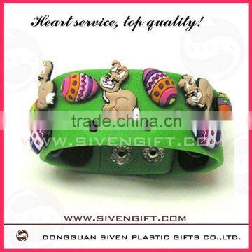 pvc wristband with many colors for promotion gift