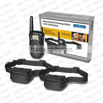 LCD 100 Level 300M Remote Control Electric Shock Pet Dog Training Collar