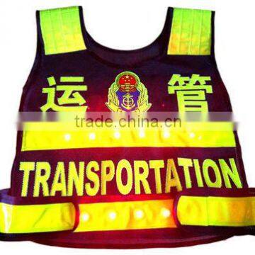 LED reflective vest, led jackets, safety vests