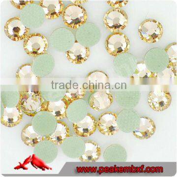 High Quality LT.Yellow AB Hot Fix Crystal Stones Wholesale