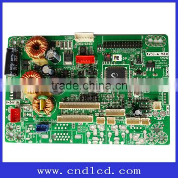 LCD BNC Display board with HDMI VGA USB 2*AV support convert panel