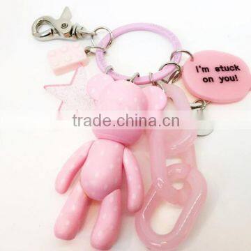 Bear Shape Keychains, Custom Shaped Metal Keychains, Custom Shaped Metal Bear Shape Keychains Manufacture photo-3