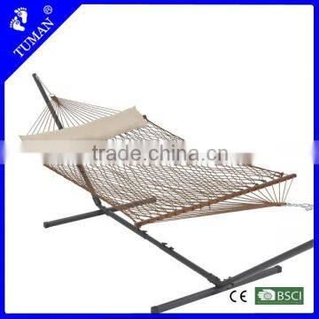 Polyester Rope Portable Hammock With Bars