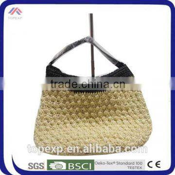 Natural Foldable Soft Straw Bag Shoulder Bag photo-3