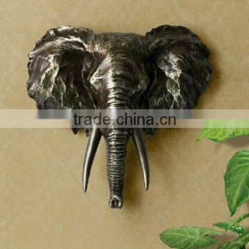 Resin animal head 3D wall art decoration