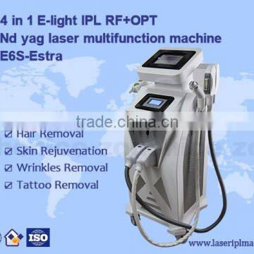 E6S Multifunction Beauty Machine IPL RF Laser ND YAG for Tattoo Removal