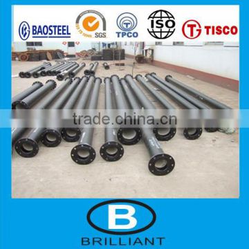 Round Shape and Welded Type iso 2531 k9 ductile iron pipe ! ! ! DI pipe