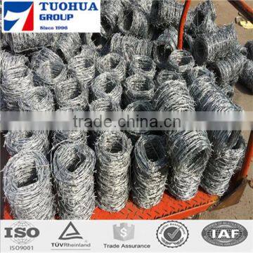 Alibaba express hot-dip galvanized barbed wire price per roll Made In China