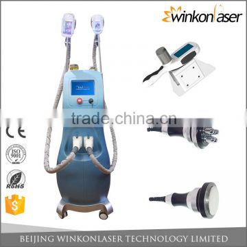 New arrival professional OEM/ODM Cryo + RF + Cavitation Max -10 Celsius non invasive lipo laser slimming machine