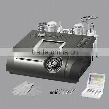 Professional 7 in 1 Skin Scrubber Ultrasound Galvanic Facial Machine photo-2