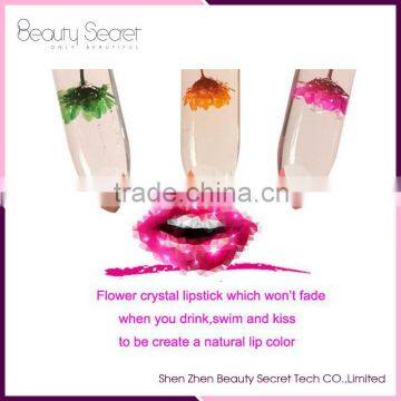 Flower lipstick color change Jelly Lipgloss without logo no logo your logo