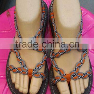 THAILAND BRAIDED MOUNTAIN TRIBE BEACH SANDALS photo-2