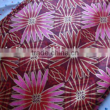 100% cotton African batik fabric with Golden wax fabric hollywood