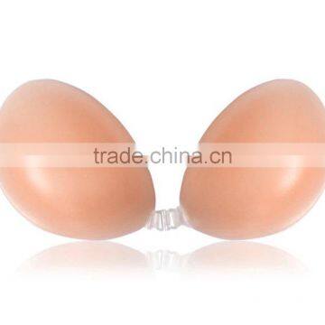 Kawachi Silicon Nude Bra Push Up Self-adhesive Strapless Backless Front-close photo-5