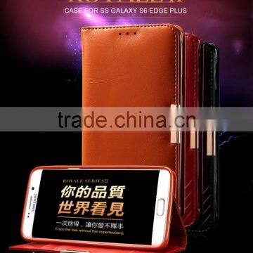 KALAIDENG Royale II series Genuine leather case magnetic cover for Samsung Galaxy S6 Edge plus