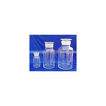 60ml/125ml clear medical glass bottle/glass Medicine bottle with flip off cap