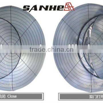 Professional Sanhe DJF(e) series Front Shutter Door Exhaust Fan with CE, ISO9001 Certificate