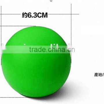 100% rubber massage ball, custom lacrosse logo ball