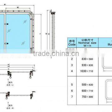 Marine sliding window