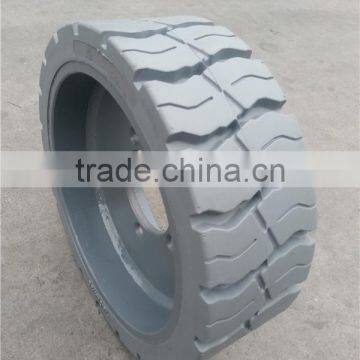 2016 New Style Deep Groove Tread Solid Tire With Rims 15x5 With Factory Price photo-3