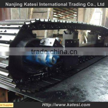 Steel Rubber Track Undercarriage / Crawler Undercarriage Spare Part / Rubber Steel Track Chassis From 0.5Ton to 120Ton photo-2