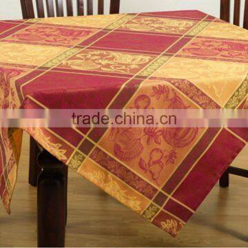 Decorative Christmas Novelty Design Rectangle Red Tablecloths photo-2