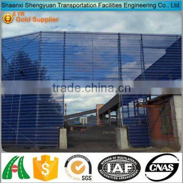 Wind Proof Screen Wind Dust Metal Mesh Netting Fence For Highways Coal Loading Station