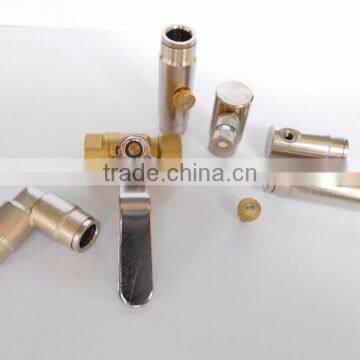 High pressure water misting nozzles pipe joint meatal connector