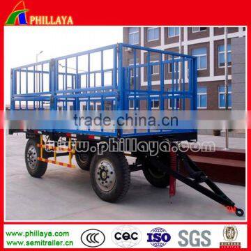 Multi-purpose Dolly Towing side wall cargo drawbar trailer for transport