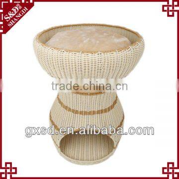 S&D China Production Good Quality Wicker Rattan Handmade Durable Cat , Rabbit , Tree Cat , Dog Pet Cat Play House photo-4