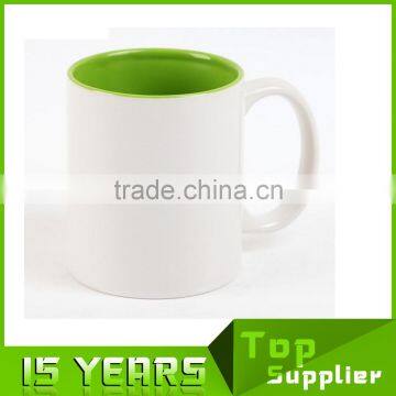 11oz Sublimation Coffee Mug Inner Color DIY Ceramic Mug