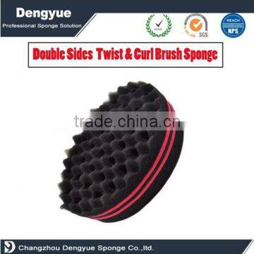 Oval Double Side Hair Twist Sponge Nudred Hair Twist Sponge for Dreads Afro Locs