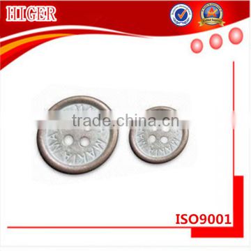 High quality about zinc alloy button with ISO9001