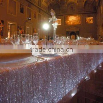 3D hotel high bar cocktail table cloth for wedding