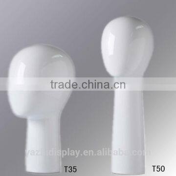 Abstract Faceless Wooden Mannequin Head for Hat Display photo-4