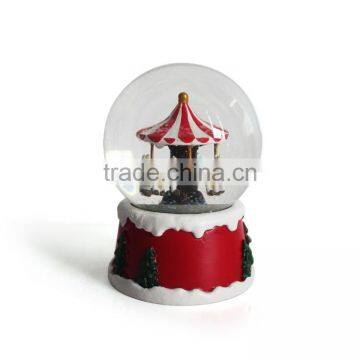 2015 Handmade Carousel Inside Glass Globe photo-3