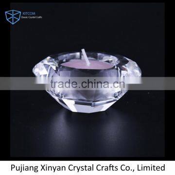 Wholesale factory new crystal candle holders high quality