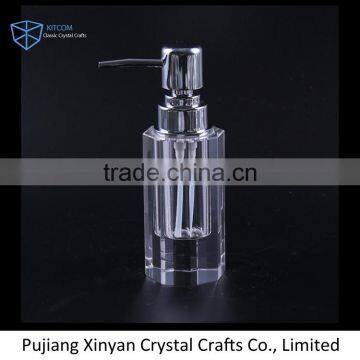 Special design OEM liquid soap crystal bottle