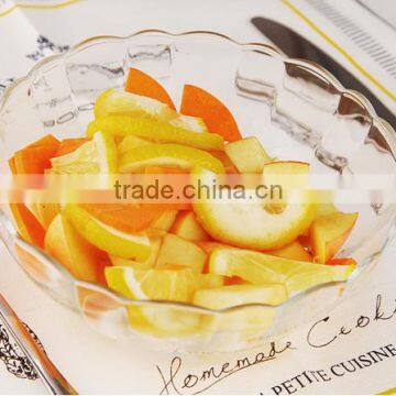 Elegant Glass Plate Salad Glass Bowl,Personalized Glass Fruit Bowl. photo-4