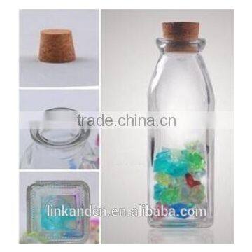 haonai geliable glass products,beautiful design fruit juice glass bottle