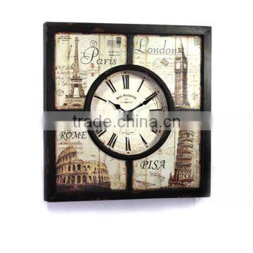 Wooden Decorative Wall Clock MDF Wall Clock