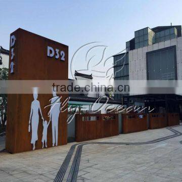 High quality corten steel sculpture