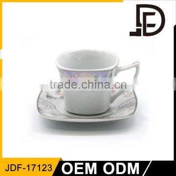 Wholesale Bone China Cup Set / White Customizable Exotic Ceramic Tea Cups photo-3