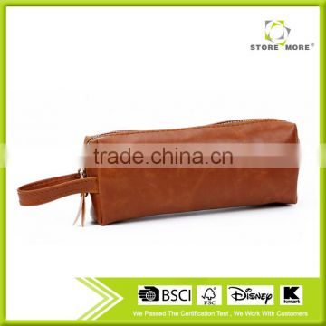 Bright Crack Brown Leather Store More Bags With Side Handle