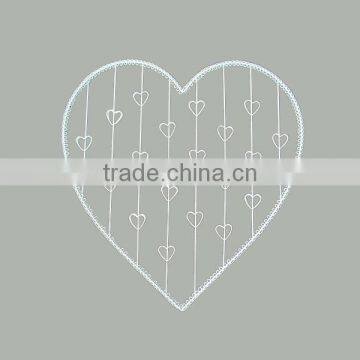 Large Jewelry Organizer Hanging Heart Shape Earring Holder photo-2