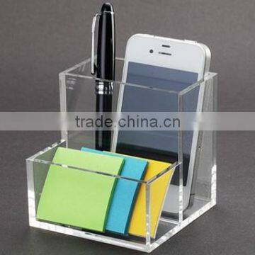 Handmade Transparent Acrylic Memo Cube Holder