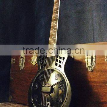 40 Inch Chrome Metal Resonator Guitar With Blues Slide photo-3