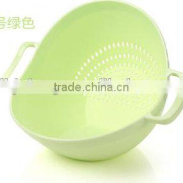 Super Practical Creative Fashion Plastic Wash Rice Colander Strainer Sieve Bright Kitchen Plastic Drain Vegetable Basket photo-3