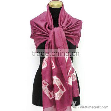 authentic silk scarf, handmade 100% in vietnam, various color and pattern